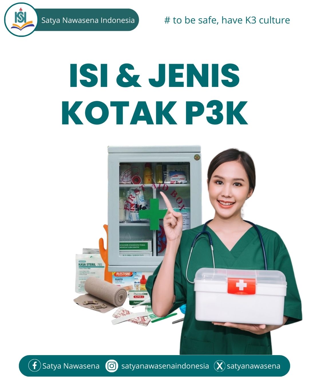 ISI DAN JENIS KOTAK P3K