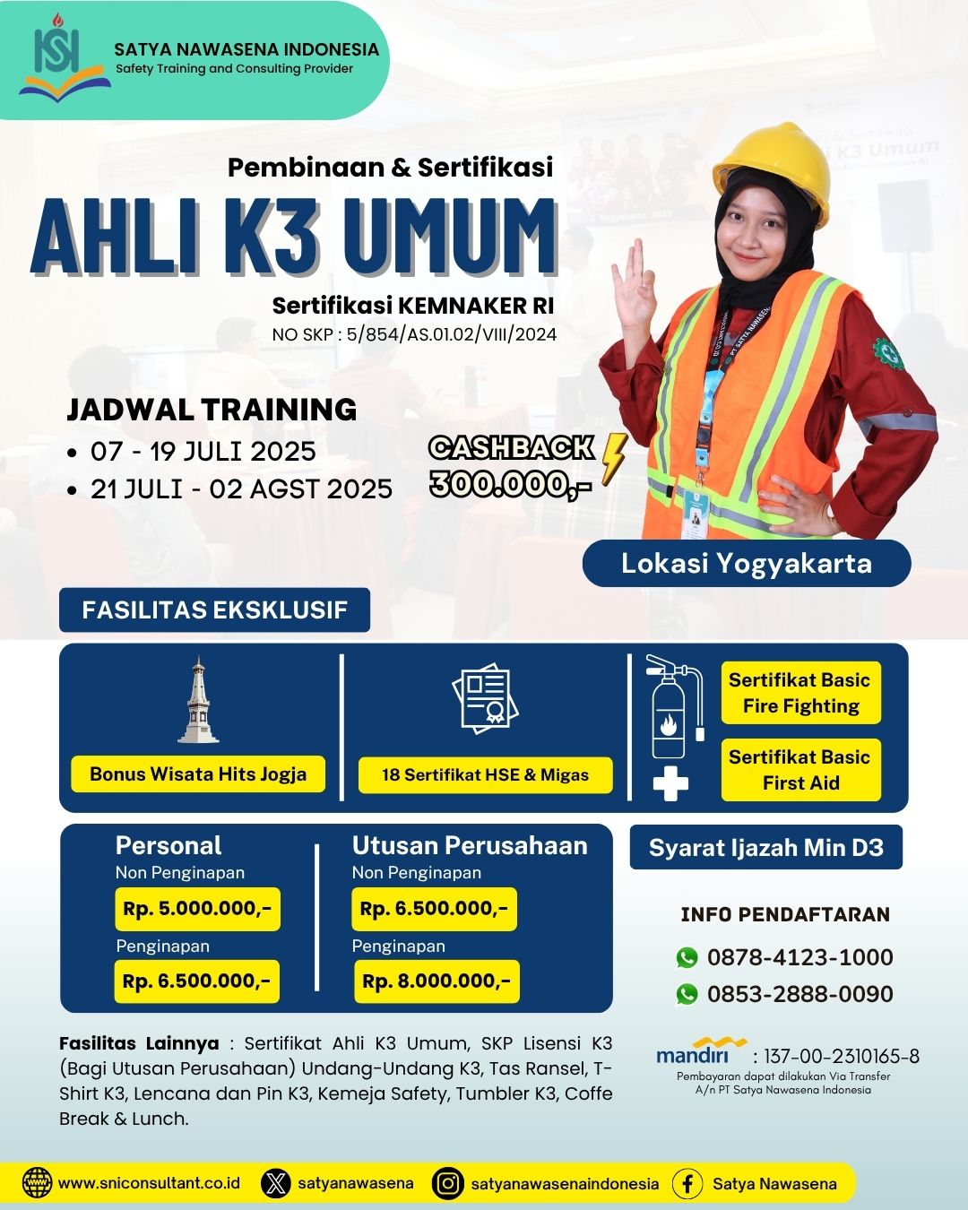 AHLI K3 UMUM KEMNAKER RI
