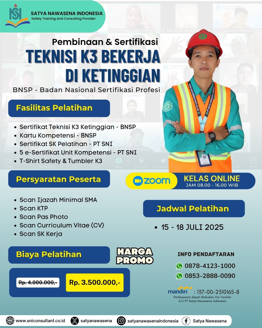 K3 KETINGGIAN BNSP