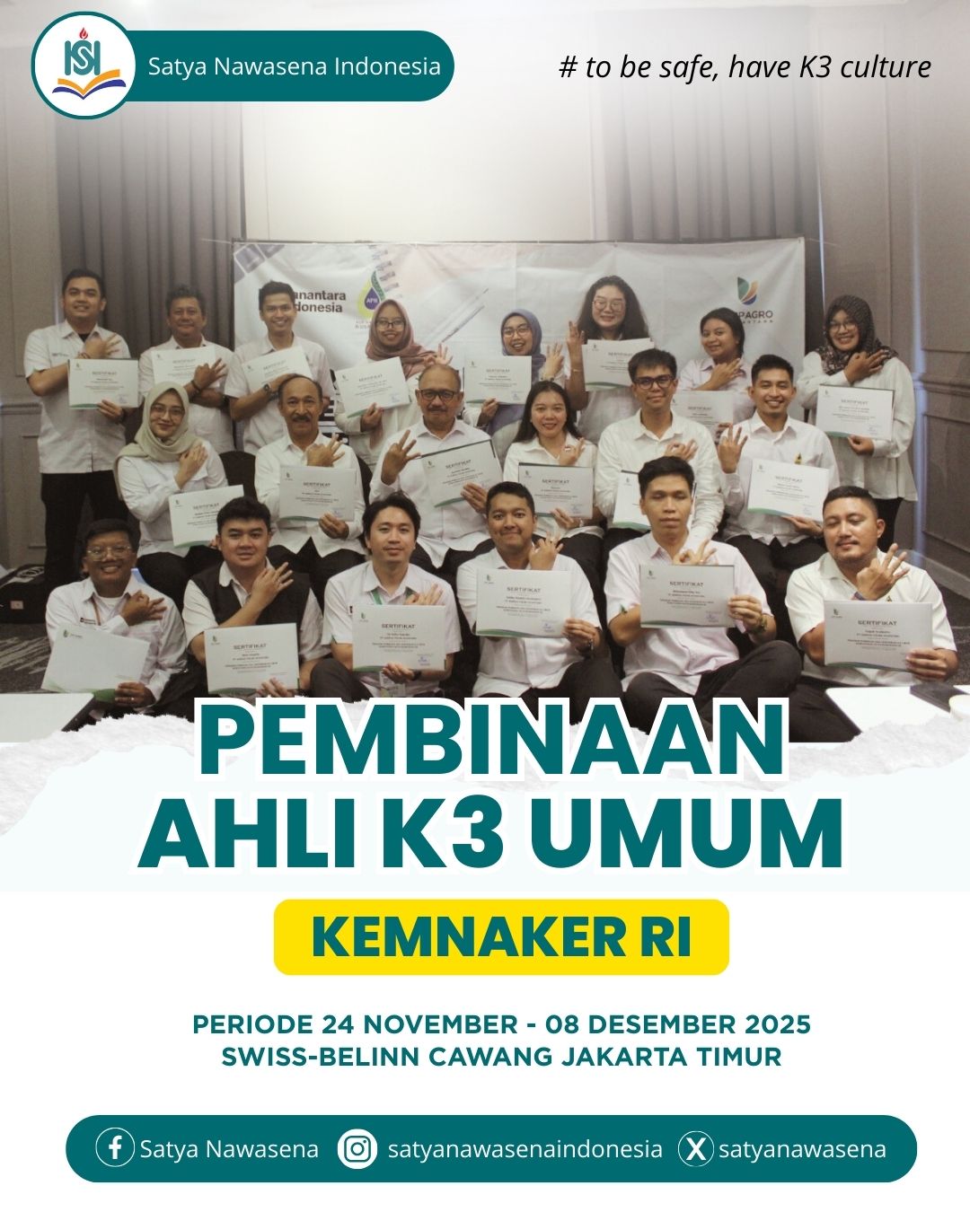 AHLI K3 UMUM KEMNAKER RI