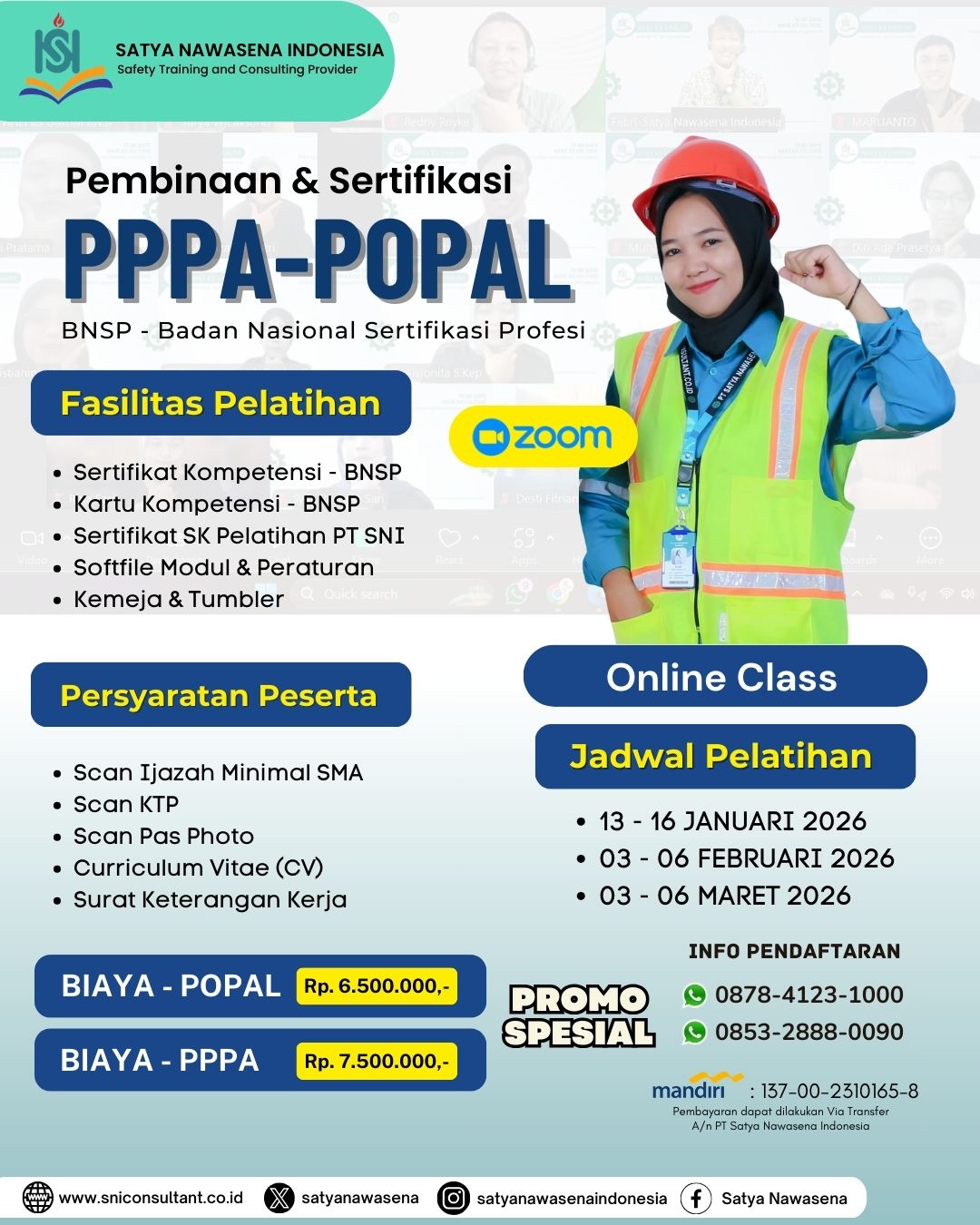 Pelatihan PPPA-POPAL BNSP