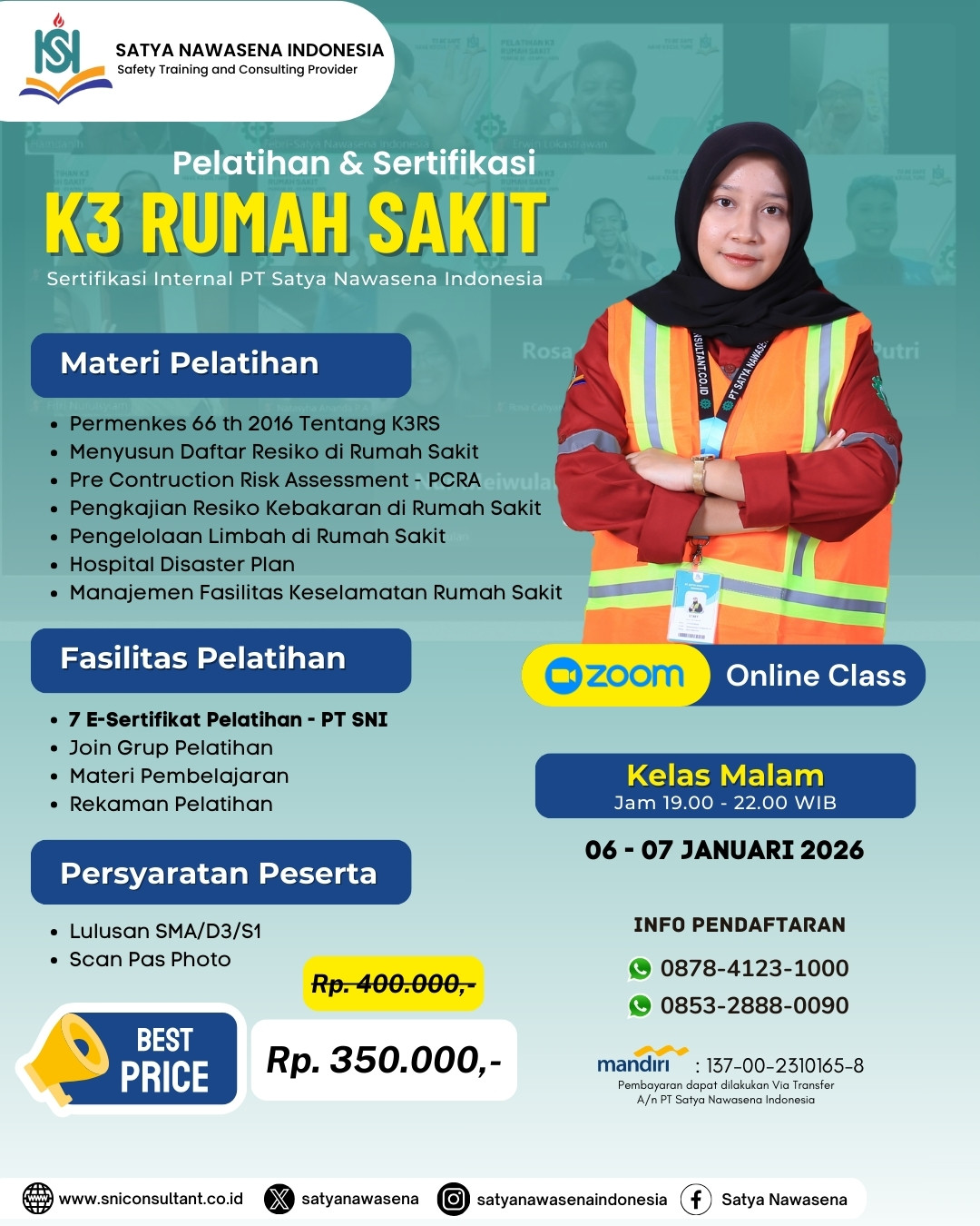 PELATIHAN K3 RUMAH SAKIT