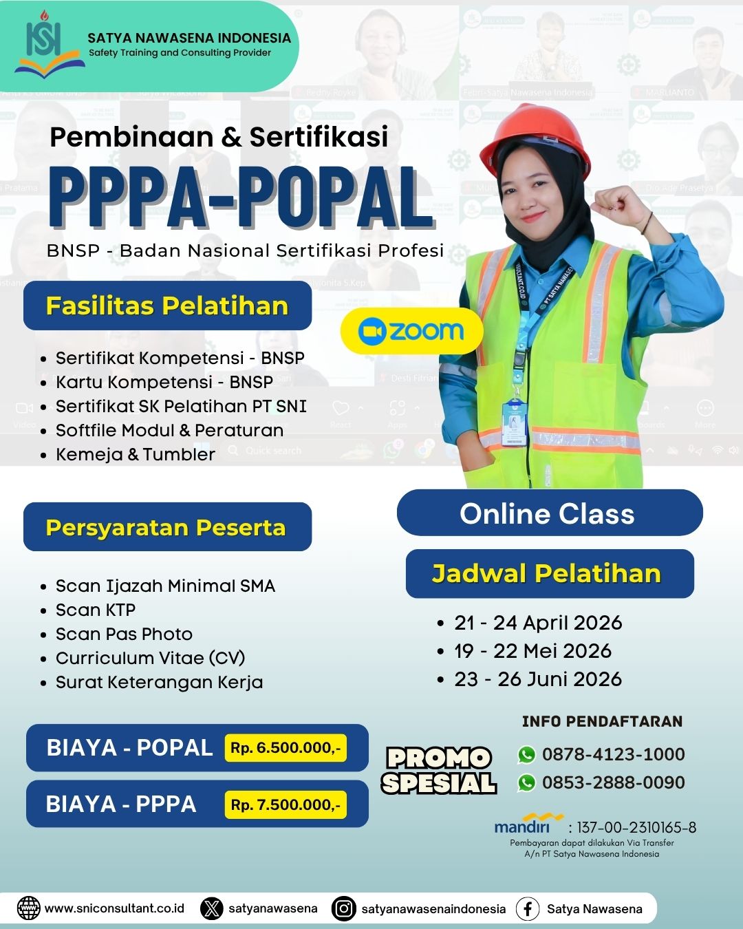 Pelatihan PPPA-POPAL BNSP